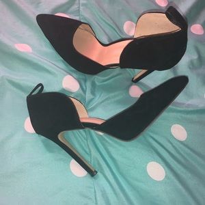 Pointe toed stiletto heels